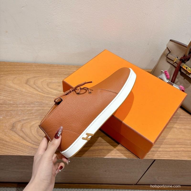 2025 Unisex H Brown Leather Classic Boots AS00380