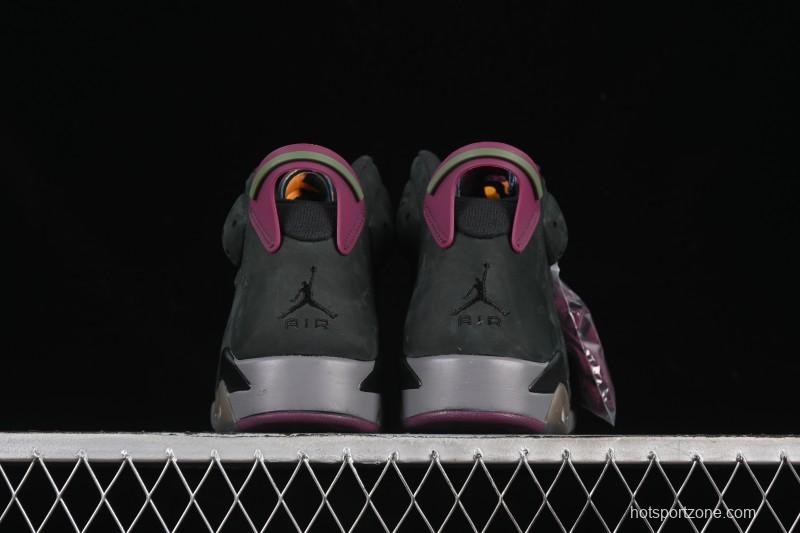 Nike Air Jordan 6 Retro Bordeaux Premium Suede Sneakers - CT8529-063