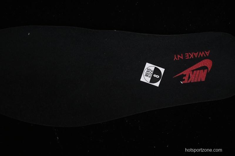 Awake NY Air Jordan 5 Retro Sneakers with Arctic Pink Colorway and Awake NY Logo Mesh - DV4982-600