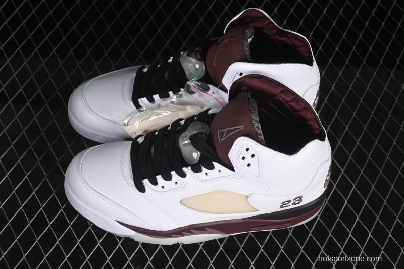 Nike A Ma Maniere x Air Jordan 5 Retro Basketball Shoes with Violet Ore Design - IB1528-100