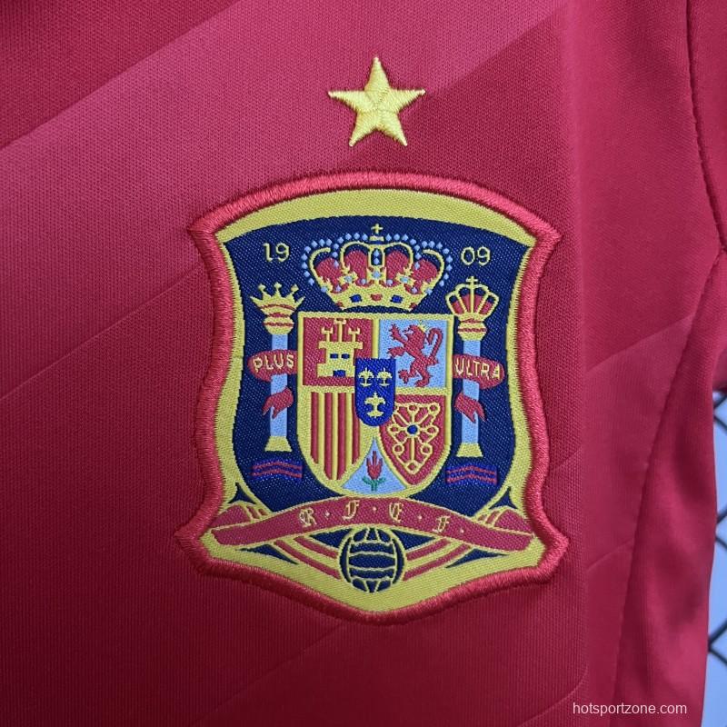 2012 Kids Spain Home Size 16-28 Jersey