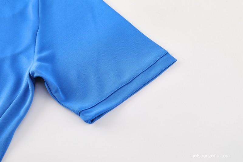 25/26 Nike Blue Short Sleeve Jersey+Shorts