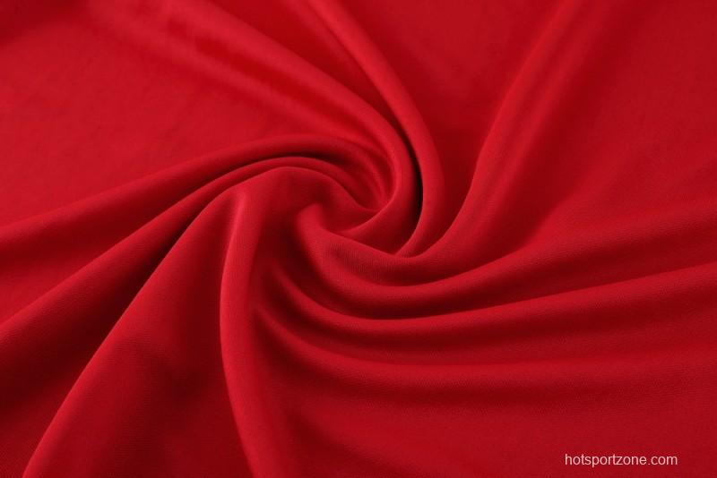 2025 NIKE Red Short Sleeve Jersey + Shorts