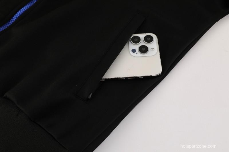 25/26 Chelsea Black/Blue Full Zipper Jacket +Long Pants