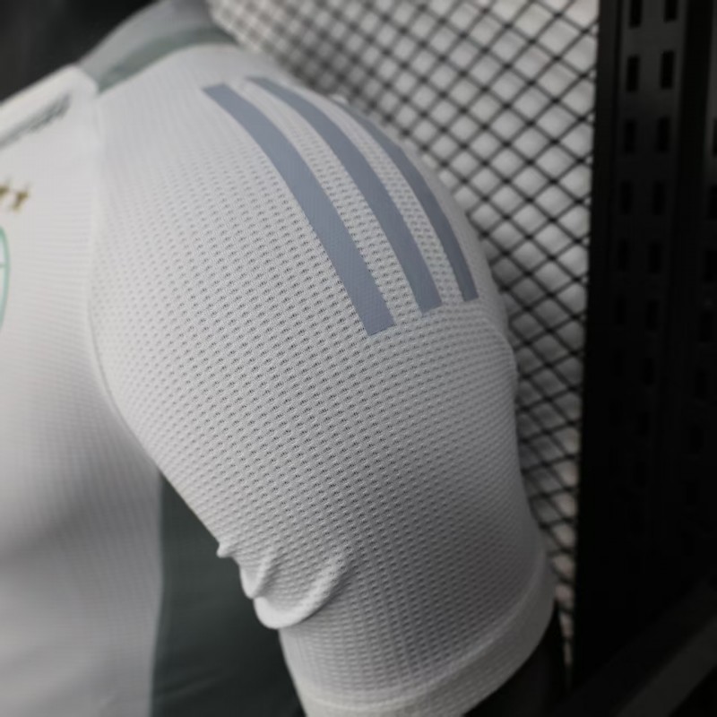 Player Version 2025 Algeria White with Traditional Pattern Jersey