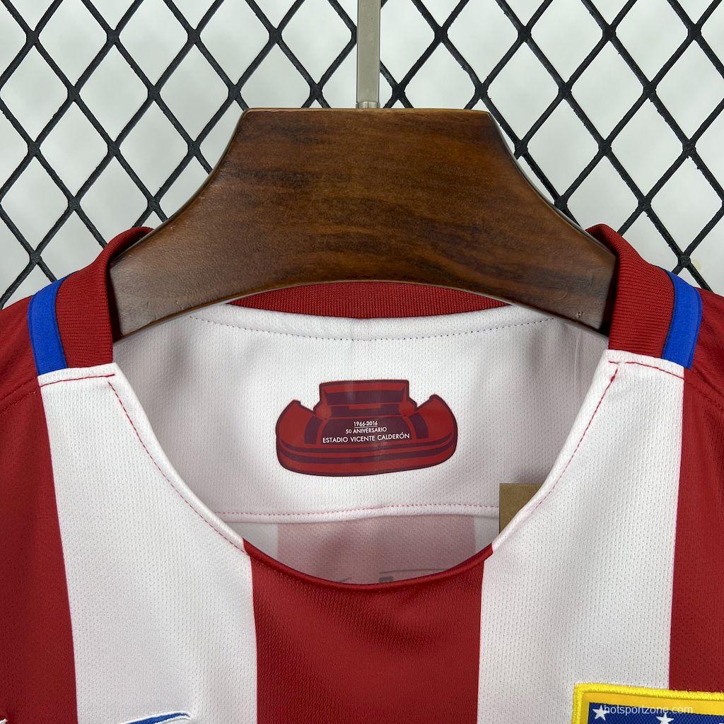 Retro 2016/17 Atletico Madrid Home Jersey