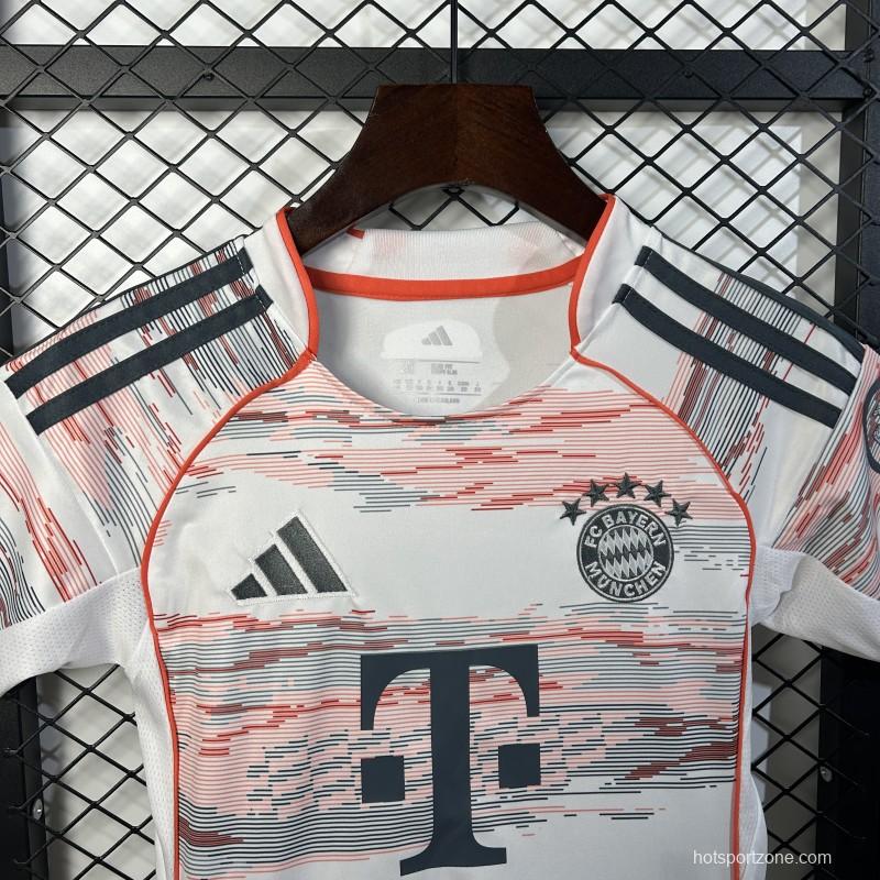 25/26 Kids Bayern Munich Away Size 16-28 Jersey