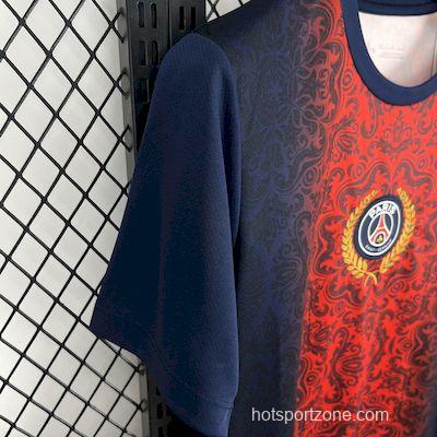 2025/26 Paris Saint-Germain (CAMPEONES DE EUROPA) Red And Blue Jersey