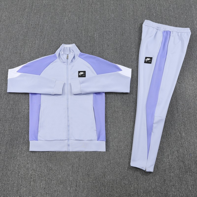 2025 NIKE Purple Full Zipper Jacket + Long Pants