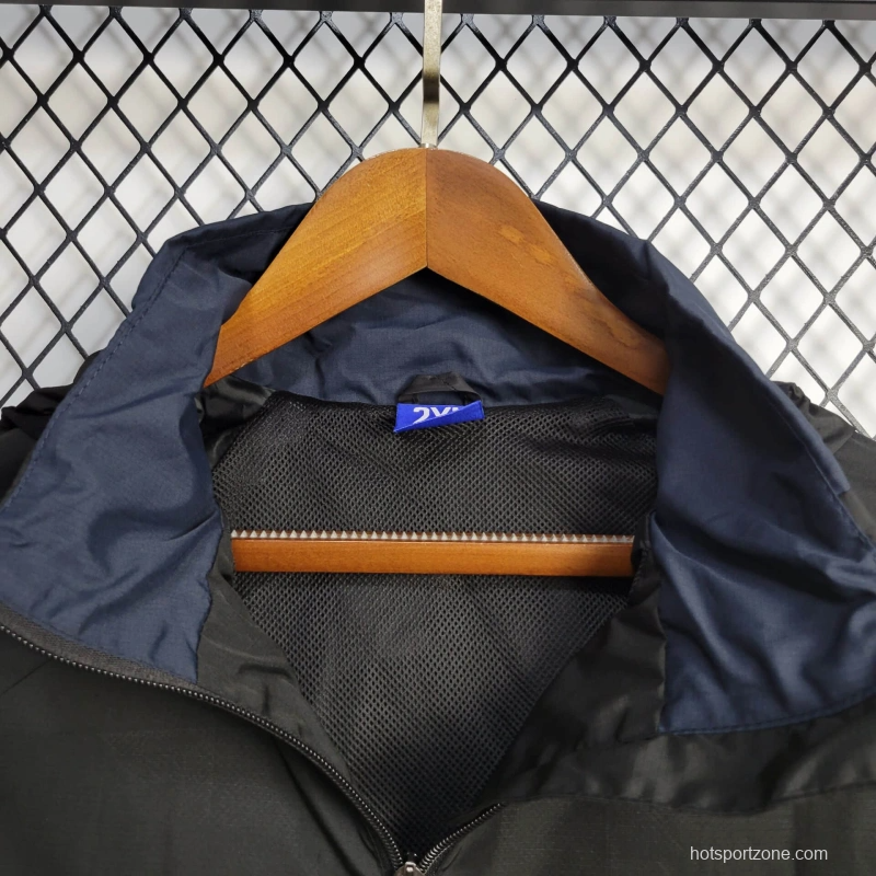 25/26 Newcastle United Jacket Black Windbreaker