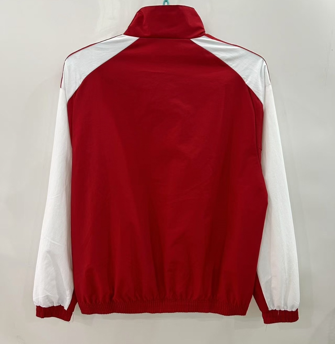 25/26 Arsenal Red/White Windbreaker