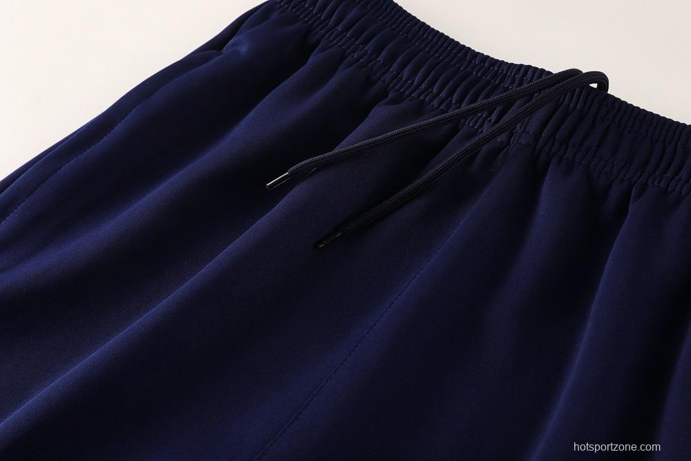 2025 NIKE Black/WHITE Full Zipper Jacket + Long Pants