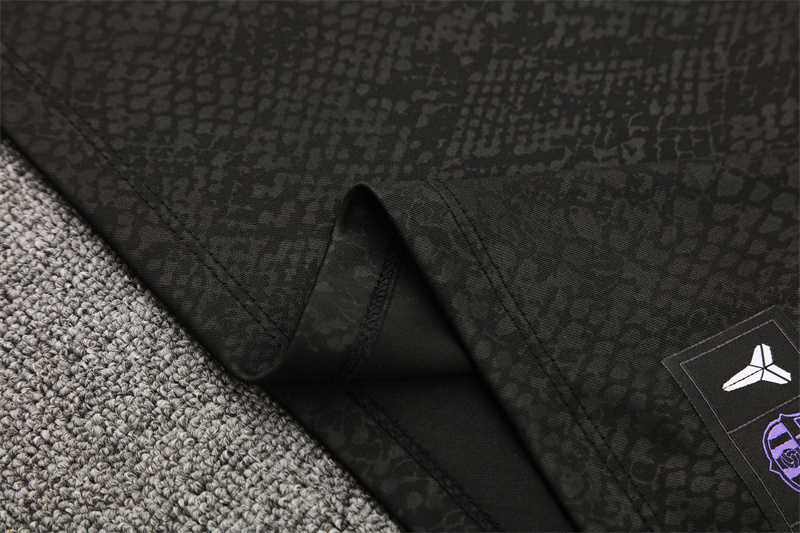 25/26 Barcelona Black Joint Edition Half Zipper Jacket+Long Pants