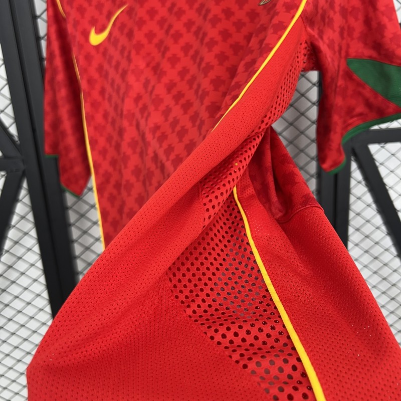 2004 Retro Portugal Home Jersey