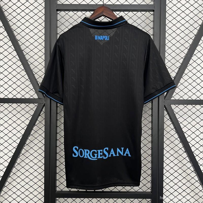 25/26 Napoli Third Black Jersey
