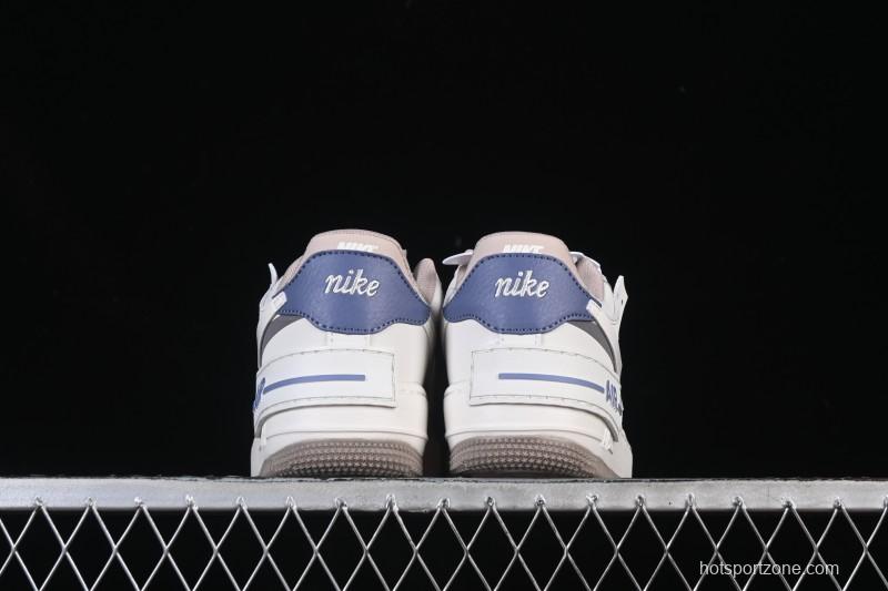 Nike Air Force 1 Shadow Lightweight Platform Low-Top Casual Sneakers - IO7594-101