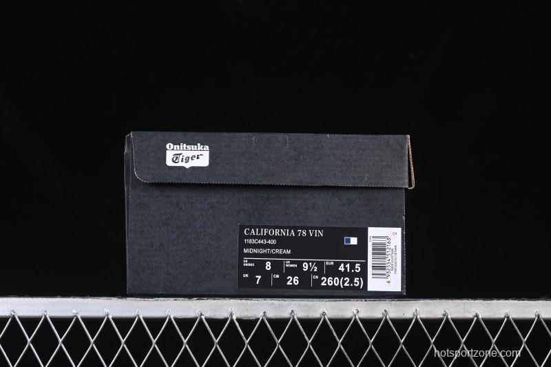 Onitsuka Tiger EDR 78 Comfortable Versatile Slip-Resistant Low-Top Running Shoes - 1183C443-400