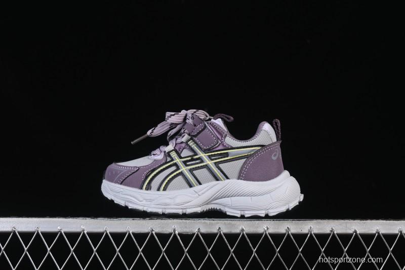 Asics Kids Non-Slip Durable Casual Shoes Purple - J.C3