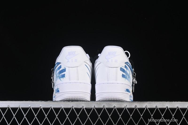 Nike Air Force 1'07 Low Pisces Hand-Painted Doodle Zodiac Series - 219-320