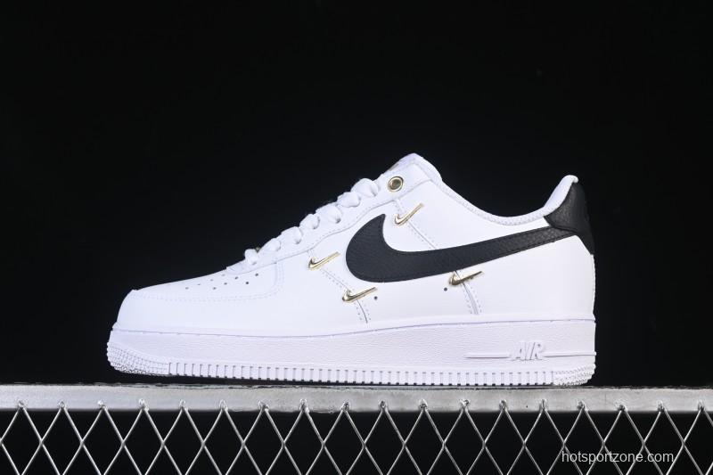 Nike Air Force 1'07 Low Four Hook Black White Casual Sneakers - ZH0316-113