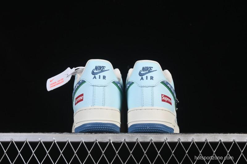 Nike Air Force 1 '07 Low LV Collaboration White Blue Casual Sneakers - YF9511-809