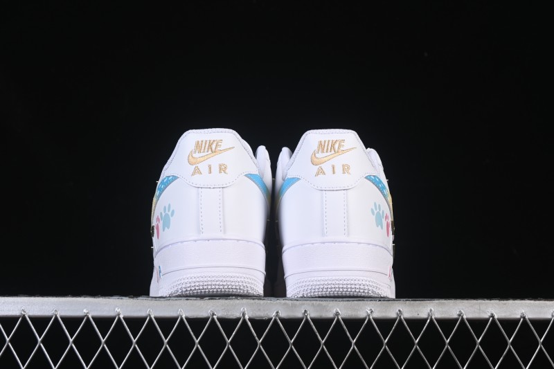 Nike Air Force 1'07 Low Four Hook Rainbow Cake Casual Sneakers - ZH0316-115
