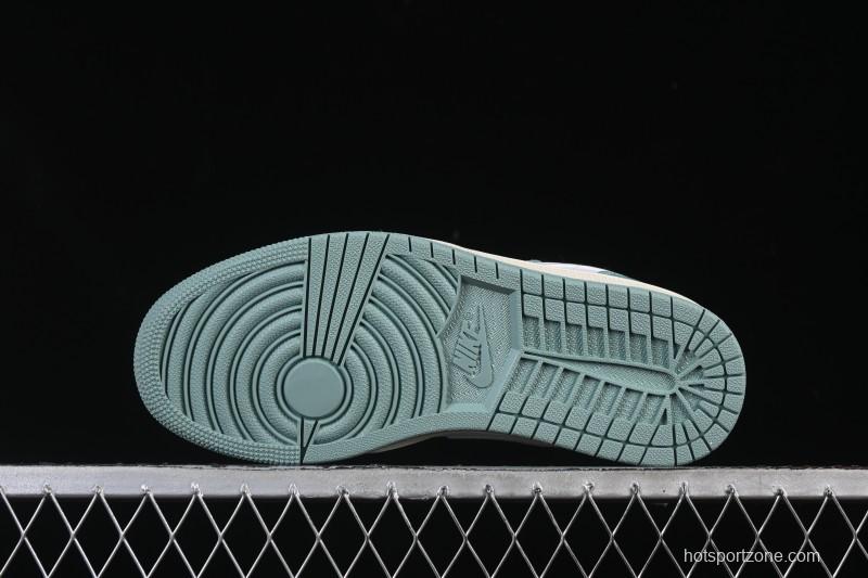 Nike Air Jordan 1 Low AJ1 Fresh Mint Green Low-Top Casual Skate Shoes DC0774-138