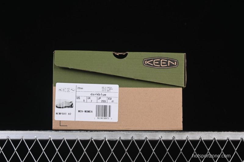 Keen Jasper Japanese Street Retro Outdoor Shoes - 2266 Darkblue