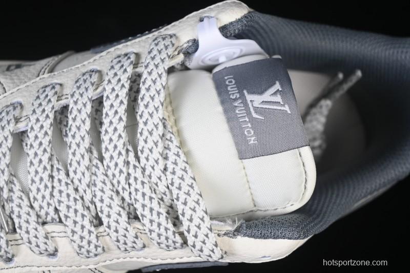 Nike Air Force 1 '07 Low LV Collaboration Beige Black Woven Label Casual Sneakers - CX5050-Y08