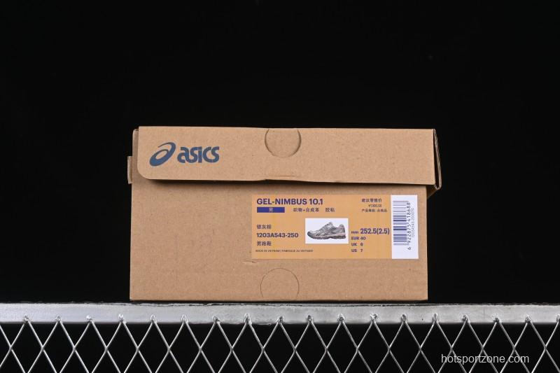 Asics Gel-Nimbus 10.1 Retro Breathable Cushioned Men's Running Shoes - 1203A543-250