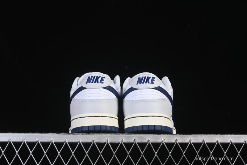 Nike SB Dunk Low Blue White Gray Colorway Low-Top Casual Skate Shoes - IM2222-101