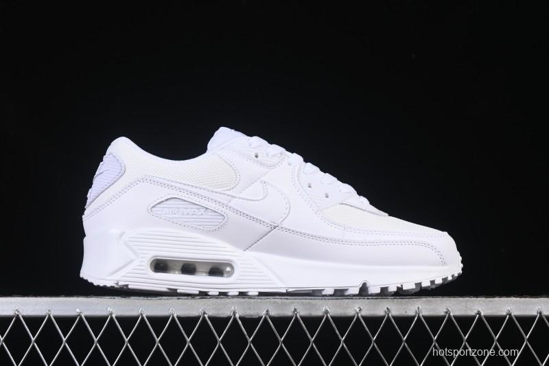 Nike Air Max 90 Retro Running Shoes with Max Air Cushion - CN8490-100