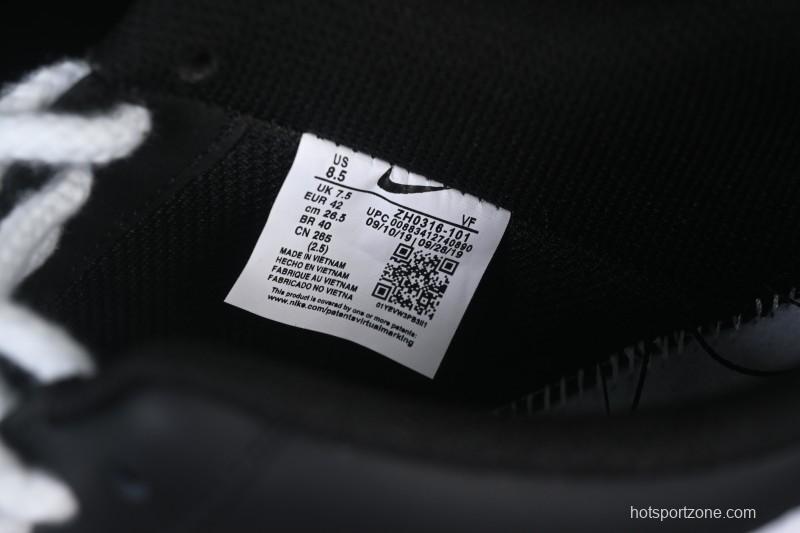 Nike Air Force 1'07 Low Two-Dimensional Theme Black Space Casual Sneakers - ZH0316-101