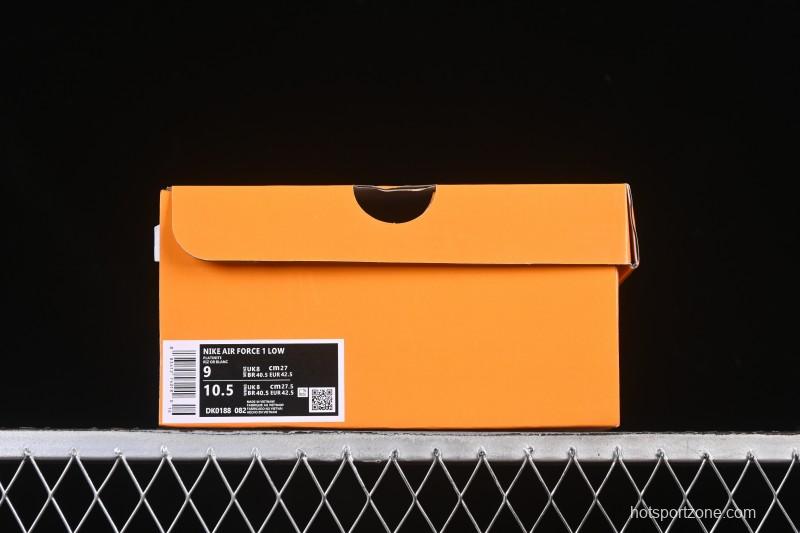 Nike Air Force 1 '07 Low LV Collaboration Wheat Print Casual Sneakers - DK0188-082