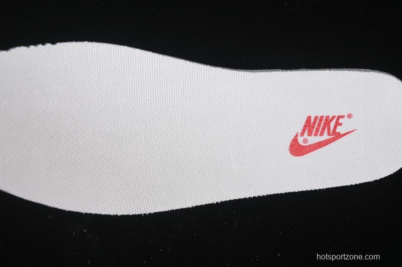 Nike SB Dunk Low Supreme Collaboration Off-White Red Swoosh Low-Top Casual Skate Shoes - CS1688-109