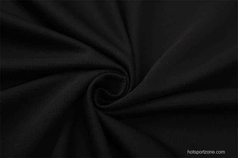 25/26 PSG Black T90 with XS Short Sleeve+Soccer Shorts