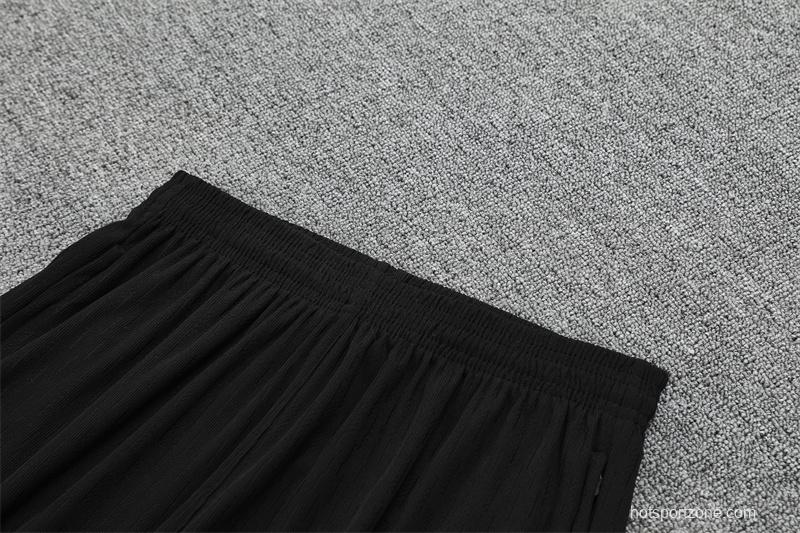 Player Version 25/26 Brazil Black Half Zipper Jacket+Long Pants