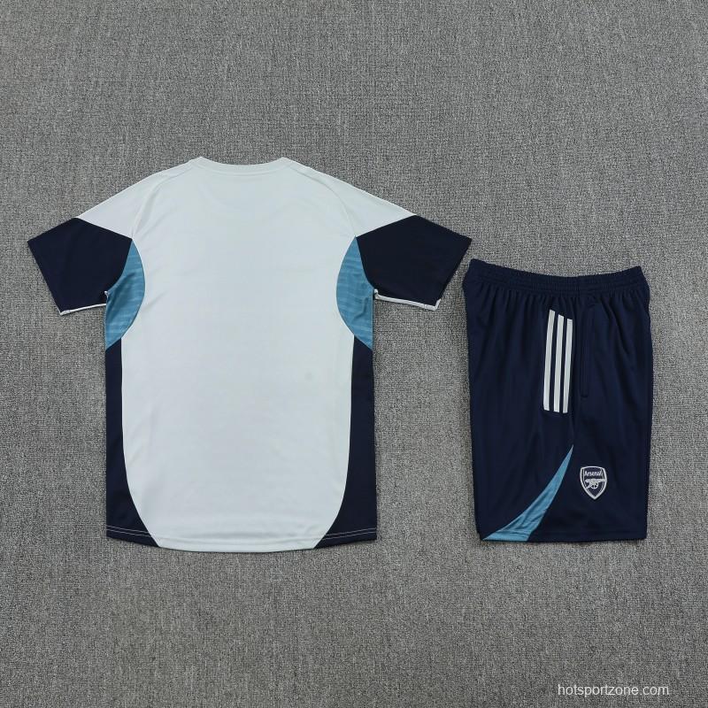 25/26 Real Madrid White Short Sleeve Jersey+Shorts