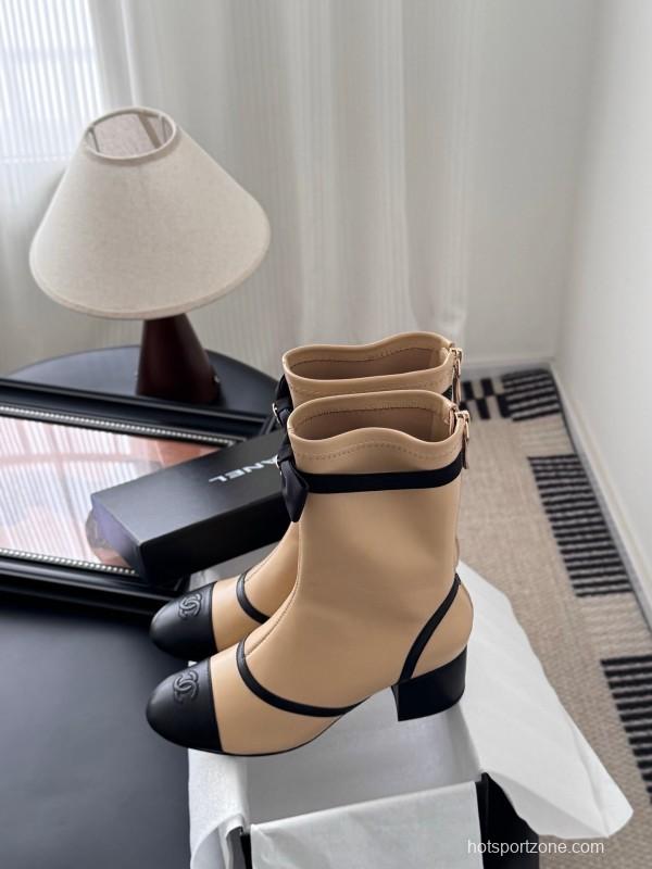 Chanel 2025 SS New Bow Ankle Boots - LY00
