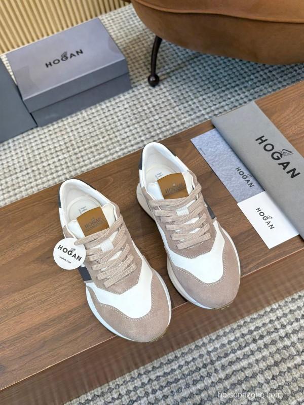 Hogan H-STRIPES Series Couple Thick Sole Dad Shoes Airship Shoes Casual Sports Shoes - AS00350