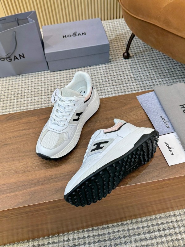 Hogan H-STRIPES Series Couple Thick Sole Dad Shoes Casual Sneakers - LY00370/LY00380