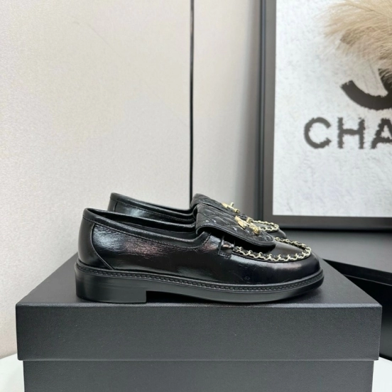 Chanel 2025 SS Classic Flap Chain Double C Loafers - LY00320