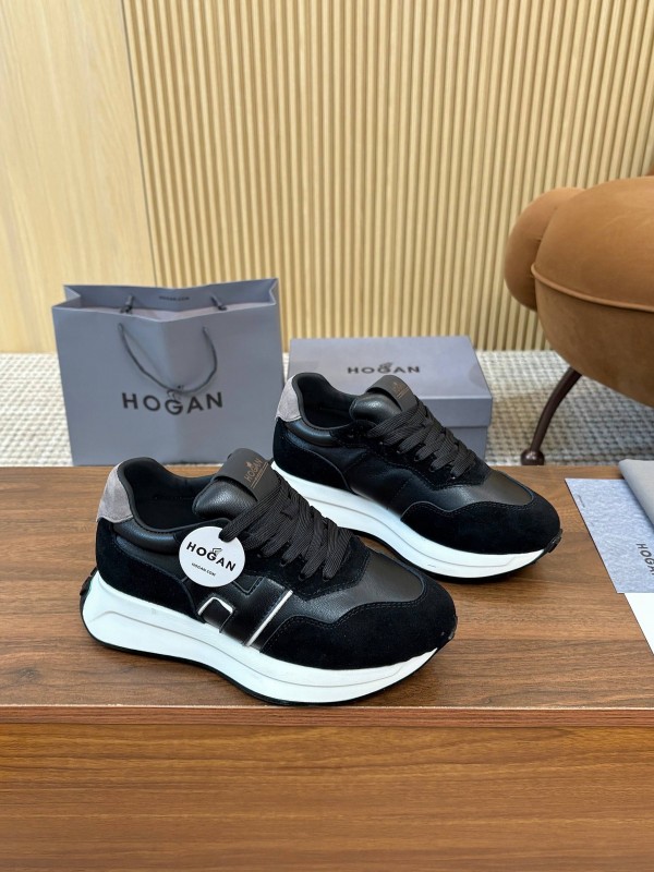 Hogan H-STRIPES Series Couple Thick Sole Dad Shoes Airship Sneakers - AS00350
