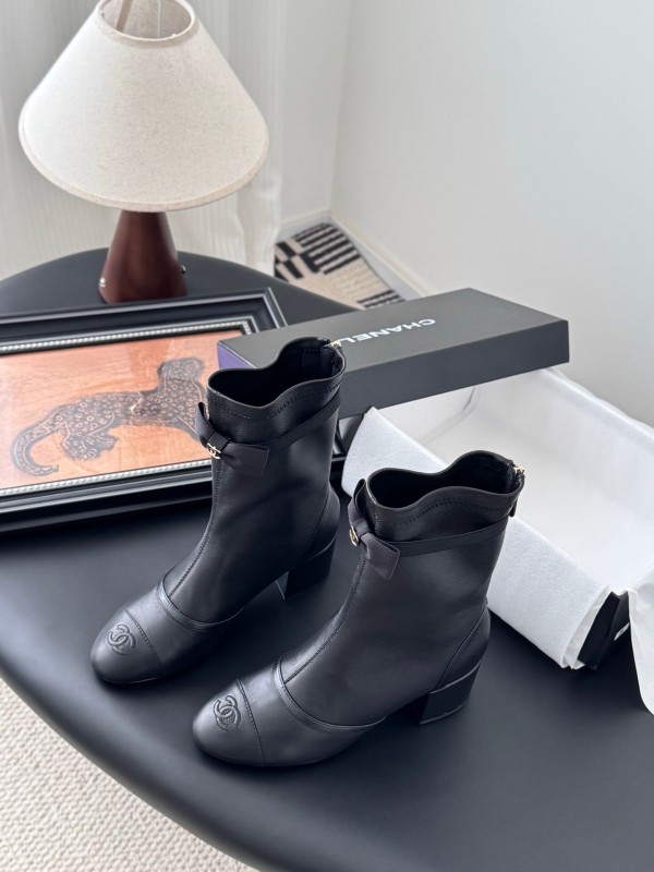 Chanel 2025 SS New Bow Ankle Boots - LY00