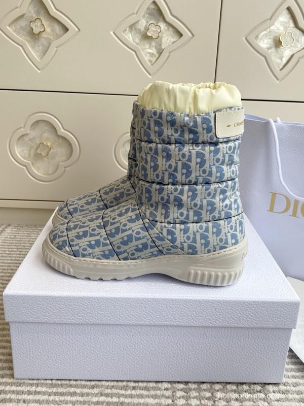 Dior Frost Ankle Boots Wool Platform Snow Boots - KFY00300