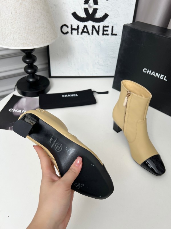 Chanel 2025/SS Double C High Heel Fashion Boots - LY00370/LY00400