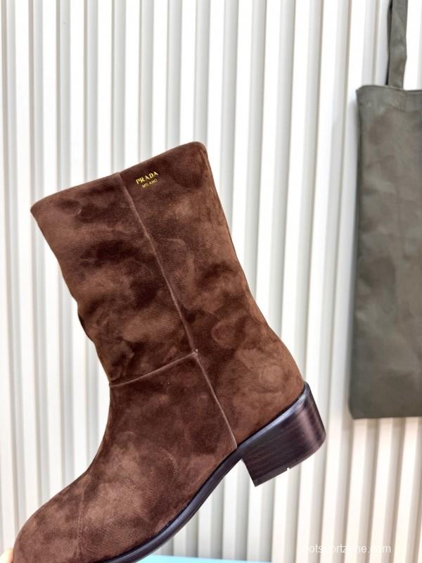 Prada 2025/SS Mid Boots - LY0370