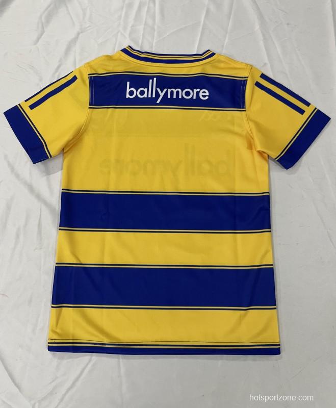 25/26 Kids Roscommon GAA Yellow with Blue Hoops Home Jersey