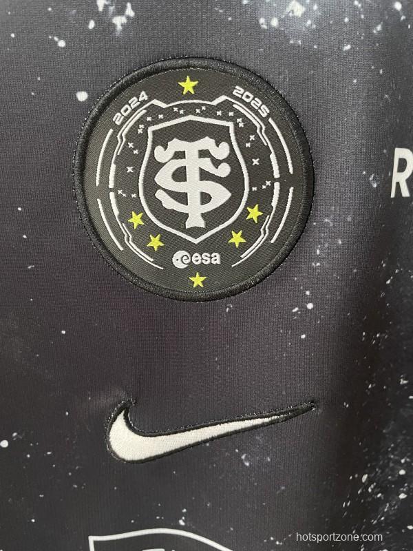 25/26 Toulouse Black with Galaxy Splatter Jersey