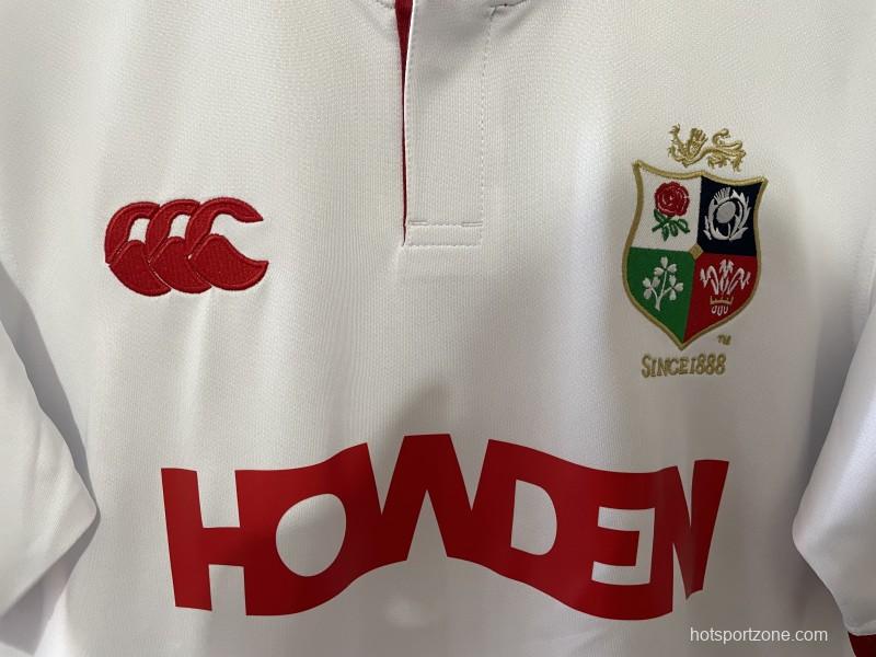 2026 British & Irish Lions White with Red Trim Jersey
